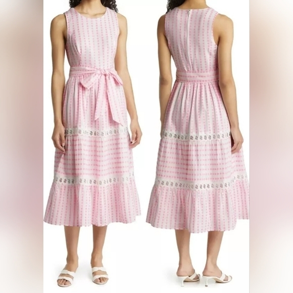 Lilly pulitzer Maybella tiered Midi dress size 4. - Picture 2 of 12